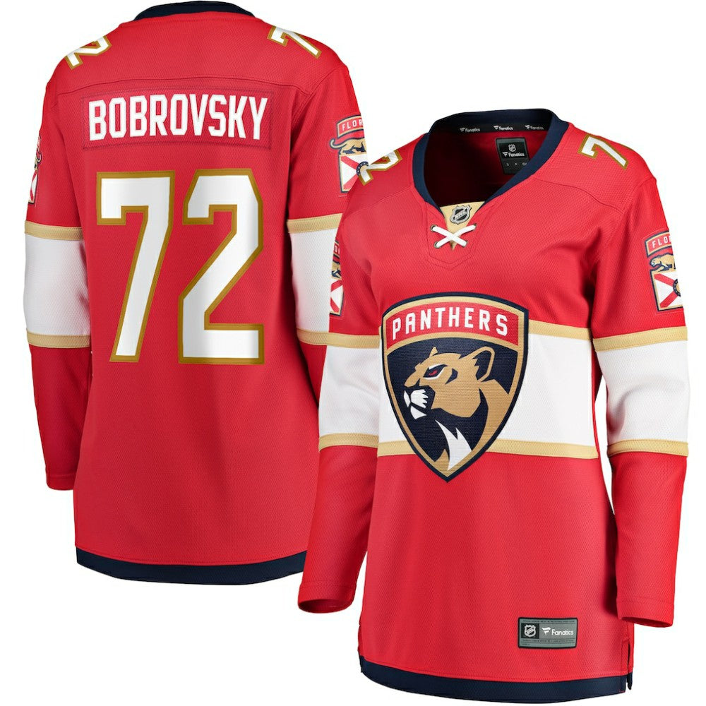 Sergei Bobrovsky Florida Panthers Fanatics Women's Home Breakaway Jersey Red