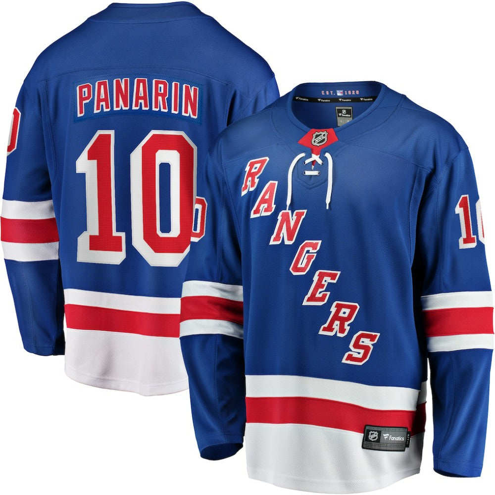 Artemi Panarin New York Rangers Fanatics Home Breakaway Player Jersey Blue