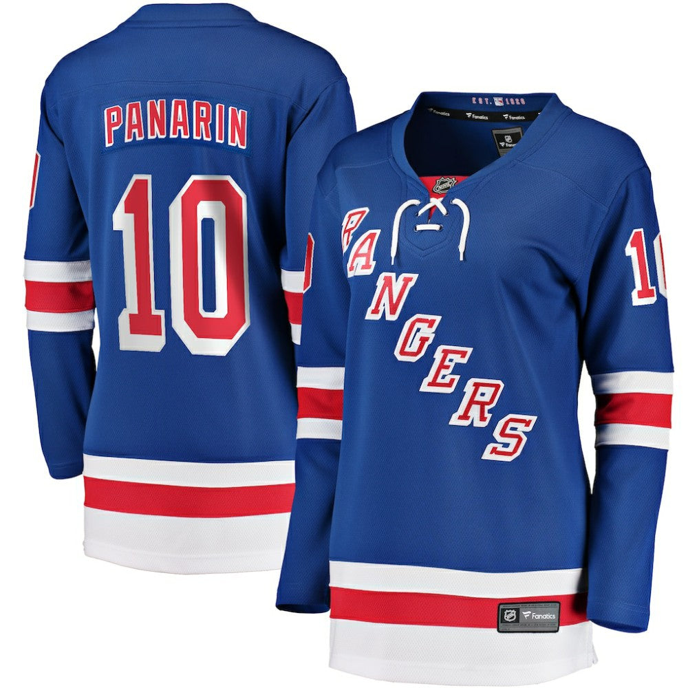 Artemi Panarin New York Rangers Fanatics Women's Home Breakaway Player Jersey Blue