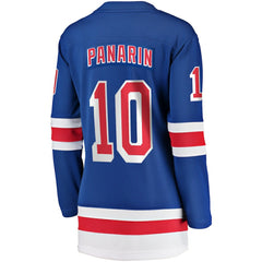 Artemi Panarin New York Rangers Fanatics Women's Home Breakaway Player Jersey Blue