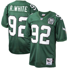 Reggie White Philadelphia Eagles Authentic Throwback Retired Player Jersey - Green for sale