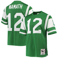 Joe Namath New York Jets 1968 Authentic Throwback Retired Player Jersey - Green on sale