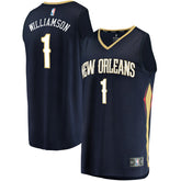 Zion Williamson New Orleans Pelicans Fast Break Replica Jersey Navy - Icon Edition