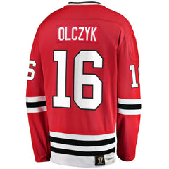 Eddie Olczyk Chicago Blackhawks Fanatics Premier Breakaway Retired Player Jersey Red