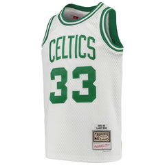 Larry Bird Boston Celtics Youth 1985-86 Hardwood Classics Swingman Throwback Jersey - White