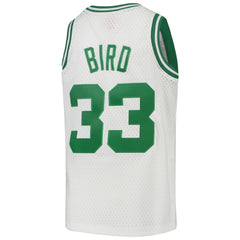 Larry Bird Boston Celtics Youth 1985-86 Hardwood Classics Swingman Throwback Jersey - White