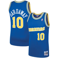 Tim Hardaway Golden State Warriors 1990/91 Hardwood Classics Swingman Jersey sale - Royal