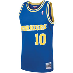 Tim Hardaway Golden State Warriors 1990/91 Hardwood Classics Swingman Jersey sale - Royal