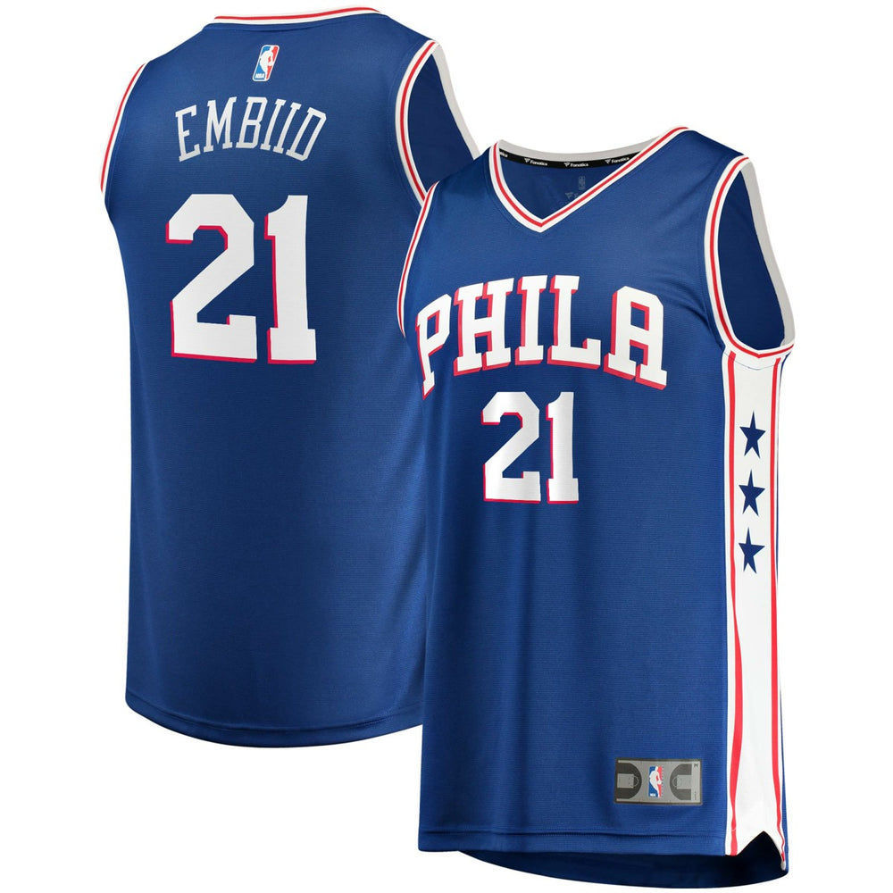 Joel Embiid Philadelphia 76ers Fast Break Replica Player Jersey - Icon Edition - Royal