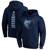 Ja Morant Memphis Grizzlies Playmaker Name & Number Pullover Hoodie Navy