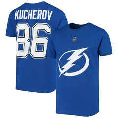 Nikita Kucherov Tampa Bay Lightning Youth Player Name & Number T-Shirt Royal