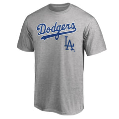Los Angeles Dodgers Cooperstown Wahconah T-Shirt Heathered Gray