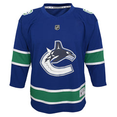 Vancouver Canucks Youth Replica Custom Jersey Blue