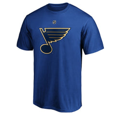 Jordan Binnington St. Louis Blues Fanatics Authentic Stack Player Name & Number T-Shirt Blue