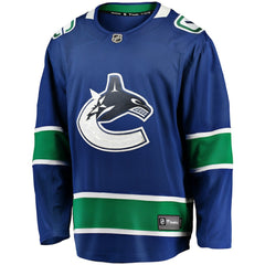 Vancouver Canucks Fanatics Home Team Breakaway Jersey Blue
