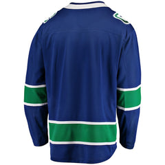 Vancouver Canucks Fanatics Home Team Breakaway Jersey Blue