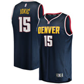 Nikola Jokic Denver Nuggets Fast Break Player Jersey sale - Icon Editi- Navy