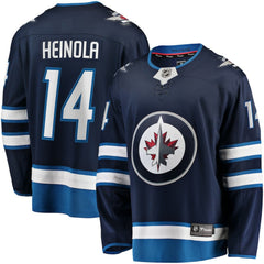 Ville Heinola Winnipeg Jets Fanatics Home Breakaway Player Jersey Navy