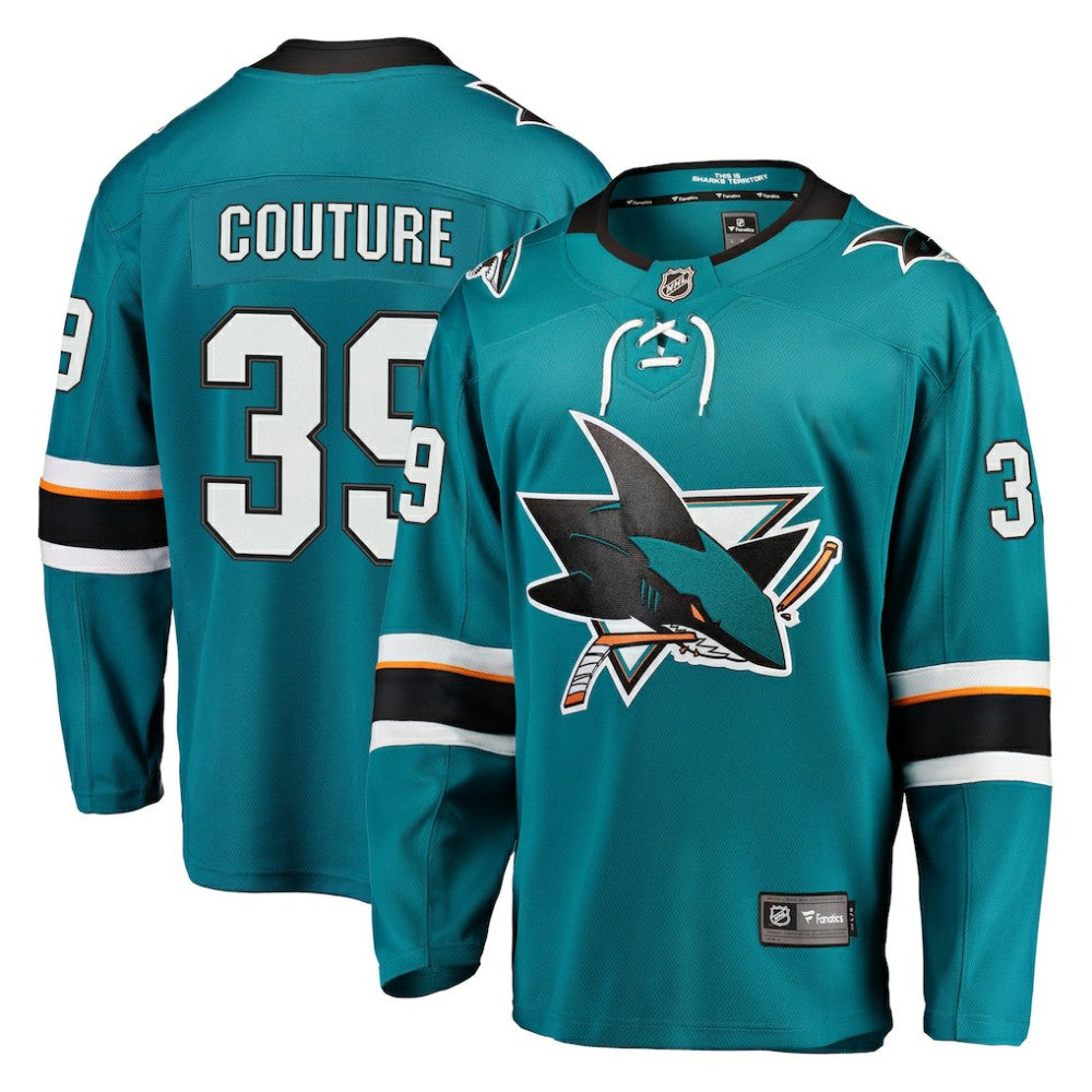 Logan Couture San Jose Sharks Fanatics Breakaway Jersey Teal