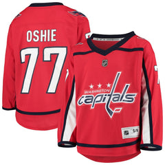 TJ Oshie Washington Capitals Youth Home Player Replica Jersey Red
