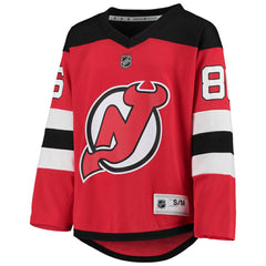 Jack Hughes New Jersey Devils Youth Home Player Replica Jersey Red