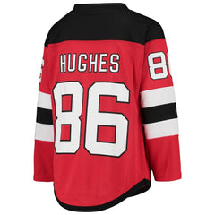 Jack Hughes New Jersey Devils Youth Home Player Replica Jersey Red