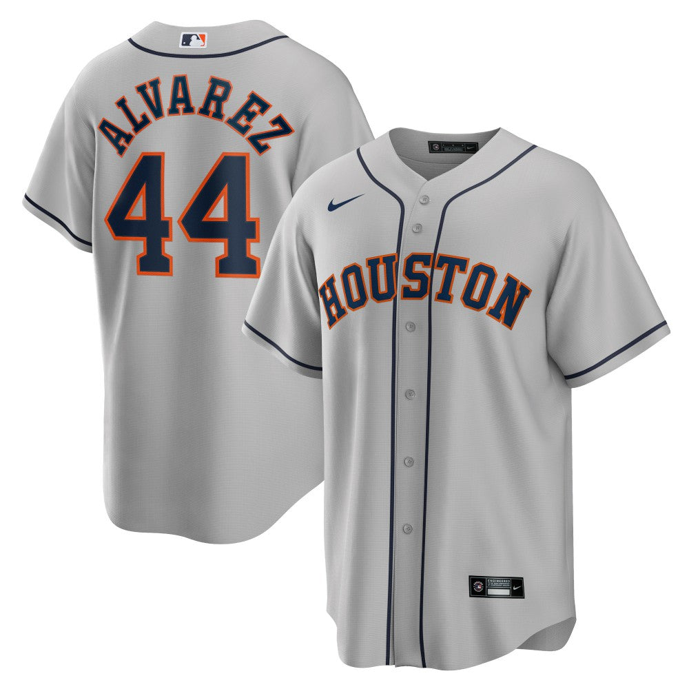 Yordan ¨¢lvarez Houston Astros Road Replica Player Jersey - Gray