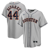 Yordan ¨¢lvarez Houston Astros Road Replica Player Jersey - Gray
