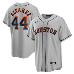 Yordan ¨¢lvarez Houston Astros Road Replica Player Jersey - Gray