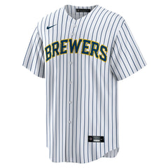 Christian Yelich Milwaukee Brewers Alternate Replica Player Jersey - White