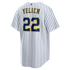 Christian Yelich Milwaukee Brewers Alternate Replica Player Jersey - White