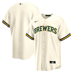 Milwaukee Brewers Home Replica Team Jersey Cream | Nike