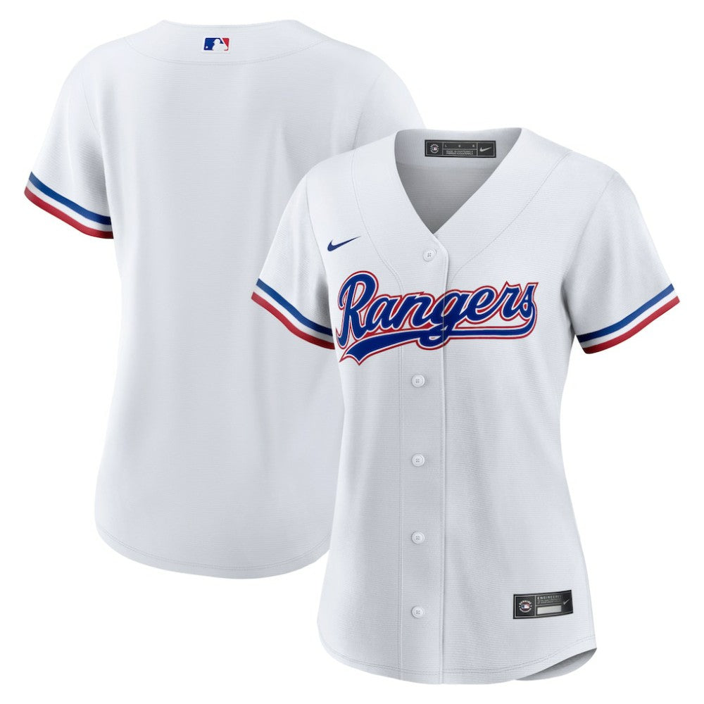 Texas Rangers Women's Home Replica Team Jersey - White