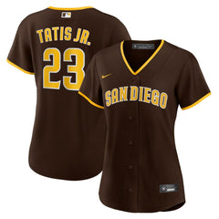 Fernando Tat¨ªs Jr. San Diego Padres Women's Road Replica Player Jersey - Brown