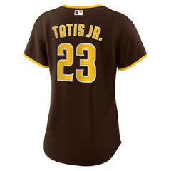 Fernando Tat¨ªs Jr. San Diego Padres Women's Road Replica Player Jersey - Brown