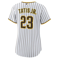 Fernando Tat¨ªs Jr. San Diego Padres Women's Home Replica Player Jersey - White/Brown