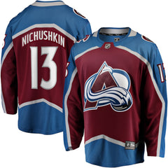Valeri Nichushkin Colorado Avalanche Fanatics Breakaway Player Jersey Burgundy