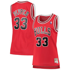 Scottie Pippen Chicago Bulls Women's 1997/98 Hardwood Classics Swingman Jersey sale - Red