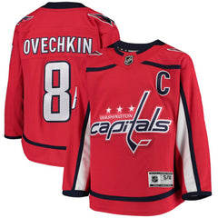 Alexander Ovechkin Washington Capitals Youth Home Premier Player Jersey Red