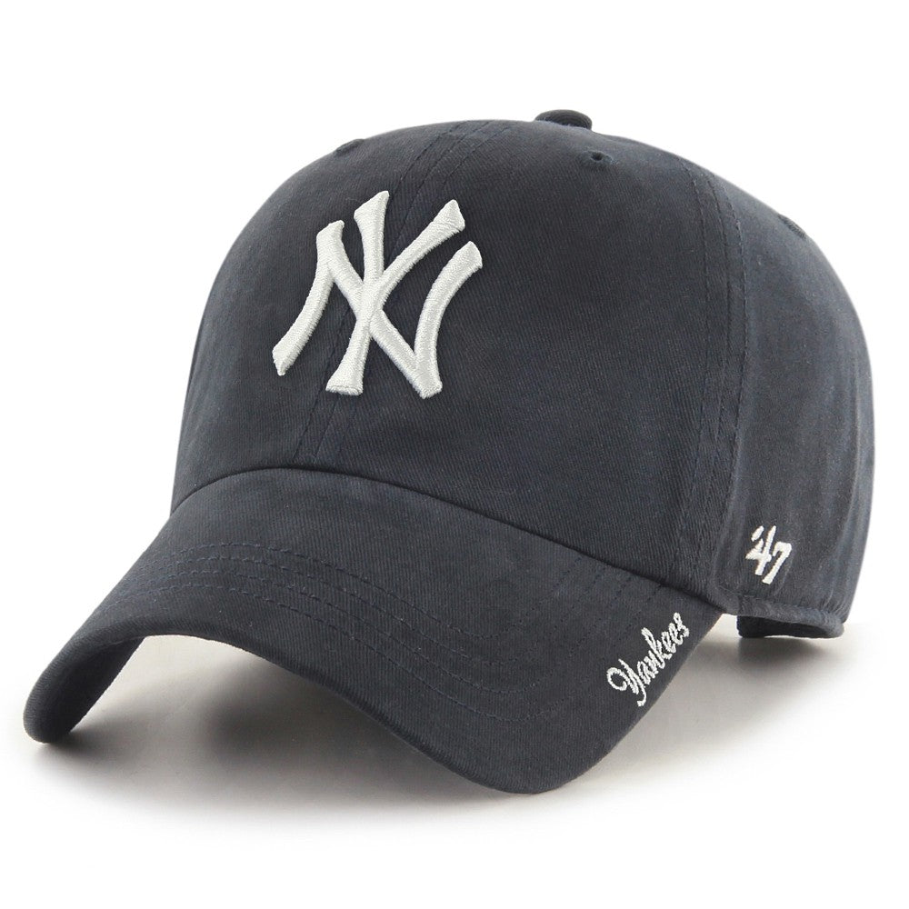 New York Yankees Women's Team Miata Clean Up Adjustable Hat Navy | 47 brand