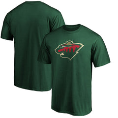 Minnesota Wild Fanatics Team Primary Logo T-Shirt Green