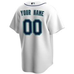 Seattle Mariners Home Replica Custom Jersey White | Nike