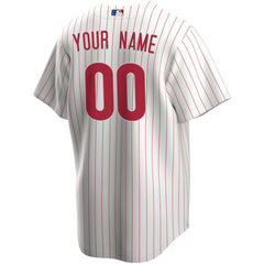 Philadelphia Phillies Home Replica Custom Jersey - White