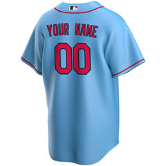 St. Louis Cardinals Alternate Replica Custom Jersey Light Blue | Nike