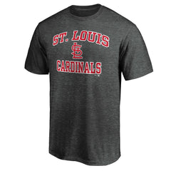 St. Louis Cardinals Heart & Soul T-Shirt Heather Charcoal