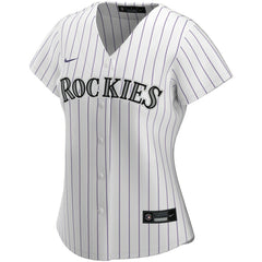 Colorado Rockies Women's Home Replica Custom Jersey White | Nike