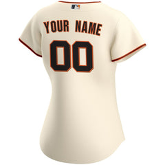 San Francisco Giants Women's Home Replica Custom Jersey Cream | Nike