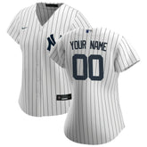 New York Yankees Women's Home Replica Custom Jersey - White