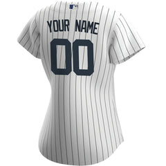 New York Yankees Women's Home Replica Custom Jersey - White