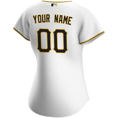 Pittsburgh Pirates Women's Home Replica Custom Jersey - White